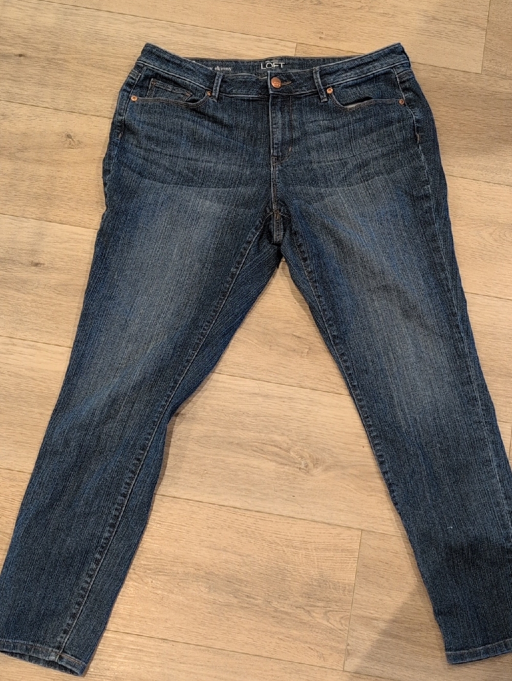 Ann Taylor Loft Curvy Skinny Jeans
